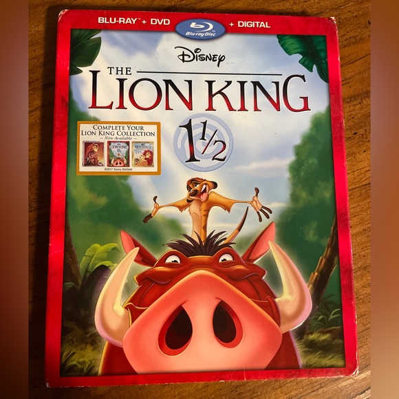 🆕 Disney The Lion King 1 1/2 Movie Blu-Ray + DVD + Digital - Picture 1 of 2